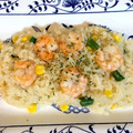 蒼の雫sp's cooksnap of when they made 炊飯器で炊くだけ♪簡単やみつきエビピラフ.