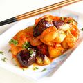 ち～sun's cooksnap of when they made ナス鶏キムチ炒め.