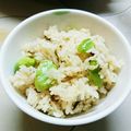※kiko※'s cooksnap of when they made シンプル塩味＊そら豆と塩昆布ごはん.
