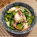 クックGG3M8V☆'s cooksnap of when they made きゅうりとタコとかにかまのお酢なサラダ.