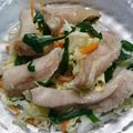 ＬＵＣＩ's cooksnap of when they made レンジで豚肉とニラ・もやしのあっさり蒸し.