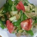 クックM9ICD3☆'s cooksnap of when they made 新玉ねぎときゅうりとパクチーのサラダ.