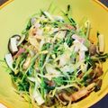 ママうさこ's cooksnap of when they made 極旨味サラダ☆深煎りごまドレの豆苗サラダ.