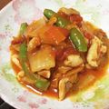あんずてぃー☆'s cooksnap of when they made 20分で鶏と白菜のあっさりトマト蒸し.