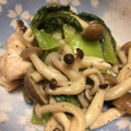 クックET15YS☆'s cooksnap of when they made 簡単 青菜と鳥もも肉のマヨ炒め.