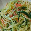 こりんごねこ's cooksnap of when they made 桜エビと水菜のパスタ.