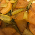 karinchika's cooksnap of when they made 大根のごま油炒め♪.