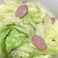 amileamila's cooksnap of when they made 超簡単！キャベツとソーセージのレンジ蒸し.
