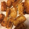 mht☆'s cooksnap of when they made リメイク♡餃子の皮deポテサラチーズ揚げ.