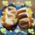 まるりー♬'s cooksnap of when they made マシュマロトースト☆ジャム&マーガリン.
