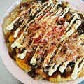 ぱんぽん's cooksnap of when they made めちゃくちゃ簡単！？お好み焼き。.