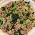 hiromioryo's cooksnap of when they made 豚バラと小松菜の味噌炒め.