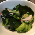 sararaママ's cooksnap of when they made 簡単！きゅうりとわかめの酢の物♪.