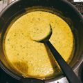 もなこま's cooksnap of when they made 栄養満点ᴖ◡ᴖかぼちゃ&小松菜ポタージュ.