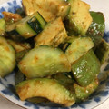優希優希優希's cooksnap of when they made あっさり辛旨☆アボカドきゅうりキムチ和え.