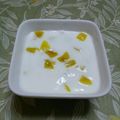 nyangomama's cooksnap of when they made ぷるぷる♡ドライマンゴーとヨーグルト.