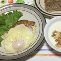 おはなすき's cooksnap of when they made ハムエッグ チーズのせ♪.