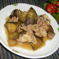 JUNSEIママ's cooksnap of when they made ナスと豚肉の生姜焼き♪.