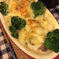食いしんBoyママ☆'s cooksnap of when they made フライパン1つで鶏じゃがマカロニグラタン.
