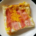 ＊なぁ＊'s cooksnap of when they made ベーコン玉子トースト.