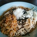 くまとりどん's cooksnap of when they made おろし納豆蕎麦.