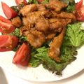 tetsunana's cooksnap of when they made 豚ロースのピリ辛サクサク焼き ネギまみれ.