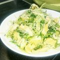 だいけいかいゆい's cooksnap of when they made ごま油でやみつき♪水菜と油揚げしらす炒め.