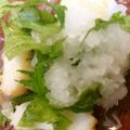 二角形's cooksnap of when they made サッパリ箸休め✿笹かまぼこのおろし和え.