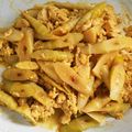 キッチンしょこモン♪'s cooksnap of when they made 祖母の味♪細竹と豆腐の卵炒め.
