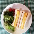 moguuka's cooksnap of when they made 厚焼き玉子のサンドイッチ.