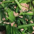 305☆'s cooksnap of when they made 小松菜とシーチキンで簡単♪【無限小松菜】.
