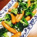 minato母's cooksnap of when they made シャウエッセンのブロッコリー淡雪あんかけ.
