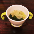❁Abake❁'s cooksnap of when they made お店の味！簡単ワカメとレタスの絶品スープ.