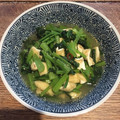 クック2QVHOO☆'s cooksnap of when they made ごま油が香る☆小松菜と油揚げの煮浸し.