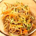 くるっとぴすけ's cooksnap of when they made こんにゃくサラダ.