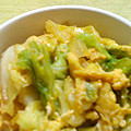 ya_yo_yi's cooksnap of when they made ☆キャベツと油揚げのさっと卵とじ☆.
