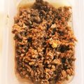 シュウ72's cooksnap of when they made ＊常備＊ダンナ好みの「にんにくそぼろ」.