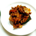 賢くんママ's cooksnap of when they made 豚肉とかぼちゃの焼き肉のタレ炒め.