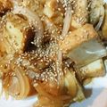 たかやし's cooksnap of when they made 柔らかむね肉と厚揚げの甘辛炒め.