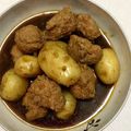 クック3HWKL2☆'s cooksnap of when they made じゃがいもと鶏団子の甘辛煮.
