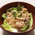 Masapo☆'s cooksnap of when they made 豚バラみぞれ炒め肉柔らか.