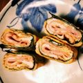 はるちゃんハハ☆'s cooksnap of when they made ハム・大葉・のり☆なんでもくるくる卵焼き.