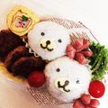 mayumayu⭐️'s cooksnap of when they made キャラ弁＊おにぎり型deリラ＆コリラ.