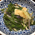 イヌチン's cooksnap of when they made 水菜と油揚げのお浸し.