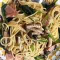 みーさり's cooksnap of when they made ほうれん草としめじの和パスタ.