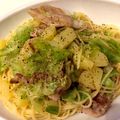 まる子とピッコロ's cooksnap of when they made 豚肉と春キャベツとじゃがいものパスタ.