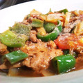 さかきんぐ's cooksnap of when they made トマトとピーマン、大豆肉の中華風炒め.