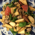 中央くみん's cooksnap of when they made 厚揚げのカレー炒め.