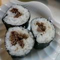 まつとち's cooksnap of when they made お弁当にも♪　お肉巻き寿司.