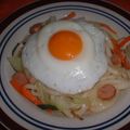 Jock's cooksnap of when they made 洋風焼きうどん.